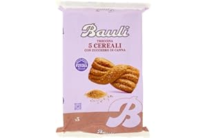 Bauli Buonessere Treccia 5 Cereali con Zucchero di Canna, 5 x 42g