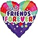 Produktbild paduTec Heliumballon Ballon Folienballon - Herzballon Best Friends Forever - Geburtstag Freundschaft Deko - mit Helium gefüllt