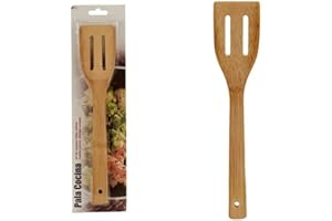 BigBuy Home S3601234 Espátula, Bamboo, Madera