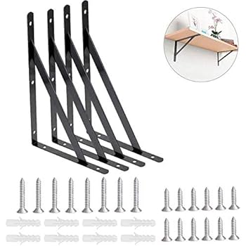 staffe mensole buzifu shelf 120mm pezzi fissaggio angolari viti squadrette angolare giunzione rinforzata gradi anchors corner supporti