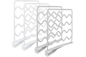 ANNERATTERYER Kleiderschrank Regaleinsatz ，Regalteiler Kleiderschrank 4-tlg Kleiderschrank Trennwand Set Regalsystem ohne Bohren Schranksystem Platzsparend Kleiderschrank Küche Bücherregal Schlafzimmer Kleiderregal