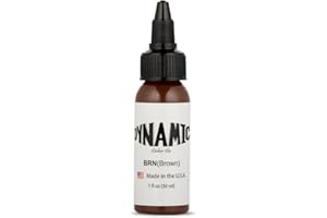 VIKING-INK B&W DYNAMIC - Inchiostro per tatuaggi Colore BRN Brown 1oz (30ml)