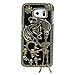 Produktbild spritech (TM) 3D Persönlichkeit Devil Totenkopf Decor bronze-colored Hartschale Caver Fall, Style-2, Samsung Galaxy S6 Edge