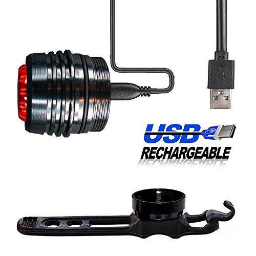 USB Fahrradlicht Set – USB-wiederaufladbare Fahrrad-Scheinwerfer und LED-Rücklicht – wasserdichtes Fahrrad-vorderes hinteres Licht passt ALLE Fahrräder - 7