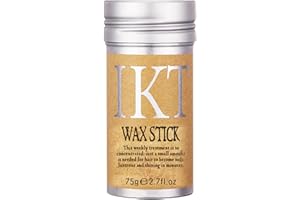 BEAUTY SEARCHER Barra de cera para el cabello, resbaladiza de sujeción fuerte, barra de pomada con estilo no graso (01)