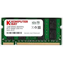 Komputerbay PC2-6300 - Memoria RAM de 1 GB (800 MHz, 200 Pin, DDR2-SDRAM) , verde