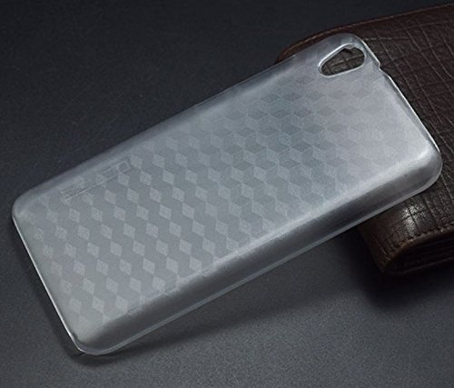 PREVOA Transparent Plastico Duro Funda Cover Case Protictive Carcasa para UMIDIGI Diamond - Smartphone 5 0 pulgada - Transparent