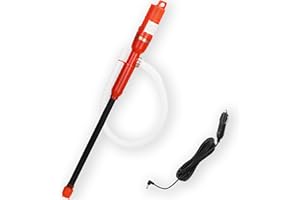 ONCCI Elektrische Benzinpumpe 12/24V Kraftstoffpumpe Umfüllpumpe Kanisterpumpe Elektrische Flüssigkeit Pumpe für Wasser Benzin Diesel Flüssigespumpe