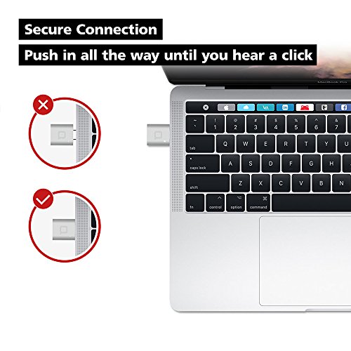Nonda MI22SLRN - Mini Adaptador USB-C a USB 3 0 Carga y transfiere  Alta Calidad  aleaci  n Aluminio  A Juego con el Macbook - Color Plata