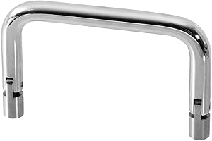 DILOU klappbare Bügelgriffe in 3 verschiedenen Größen aus Stahl Tragegriff Klappgriff Kistengriff Griff (49x72x8mm)