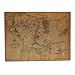 Produktbild [ Kostenlose Lieferung - 7-12 Tage] Der Herr der Ringe Middle Earth Map Retro Packpapier Plakat BML® // The Lord Of The Ring Middle Earth Map Retro Kraft Paper Poster