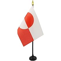Drapeau De Table Manitoba Mini 15x10 Cm - Socle Plastique Noir Inclus - Décoration Bureau Ou Intérieur