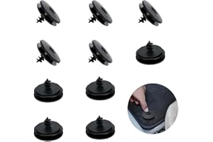 JRYXDS Universal-Clips für Auto-Fußmatten, 10 Stück Befestigungsclips für Autoteppiche, 3-in-1, Befestigung für Auto-Fußmatten, Befestigung am Autoteppich