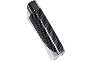 Aigend Handbremsenabdeckung, Universal-Auto-Handbremsenabdeckung im Kohlefaser-Stil, Knopf-Handbremsenschutz-Schutz-Dekorationsabdeckung, kompatibel mit den meisten Fahrzeugen