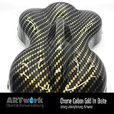 Untergrundempfehlung: SCHWARZ Wassertransferdruck Starterset ARTwork 1qm Chrome Carbon Gold 100cm Breite