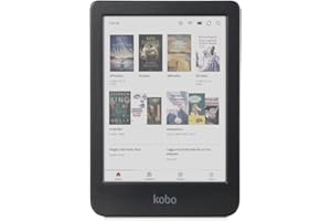 Kobo Clara Colour | eReader | Display antiriflesso a colori E Ink Kaleido™ 3 da 6” | Modalità Scura| I Audiolibri | Impermeabile (Nero)
