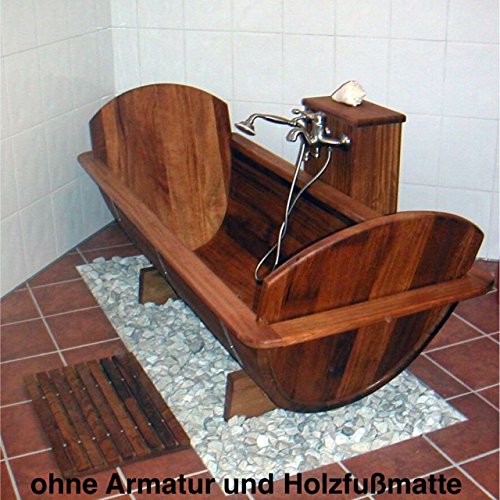 Preisvergleich Produktbild Achleitner Badewanne Holzwanne OMEGA aus Kambalaholz 451