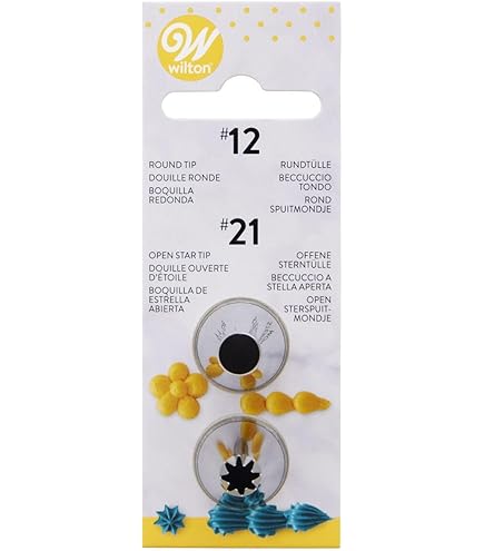 Wilton Douille Patisserie #81 En Acier Inoxydable Pour Poche à Douille - Outil De Décoration Pour Gâteaux, Biscuits, Muffins, Churros - Réutilisable Et Compatible Lave-Vaisselle - #081 Blister