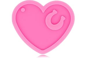 BANGNA Portachiavi Stampo in Resina epossidica Stampo in Silicone per Portachiavi a Ferro di Cavallo Lucido Lucido