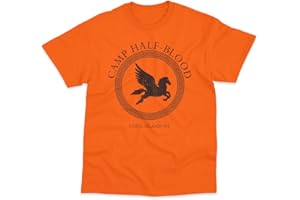 POSTEES Camp Half Blood Inspired by Percy Jackson Printed Adult and Child T-Shirt