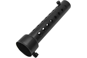 ‎MASO MASO Motorrad Auspuff Schalldämpfer 35/48/60 mm 145 mm lang einfügen-können DB Killer 35mm Schwarz 1pcs