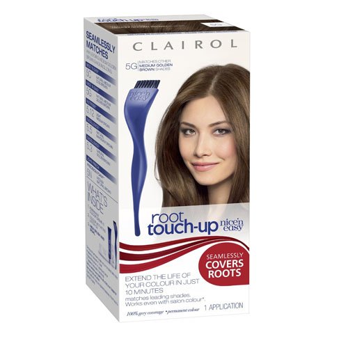 Nice'n Easy Root Touch Up Permanent Hair Dye - Medium Golden Brown 5G