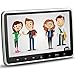 Price comparison product image Alondy 10.1 Inch HD 1024*600 HDMI USB SD IR/FM Ultra Thin Digital Touch Key LCD Screen Car DVD Player Headrest Monitor
