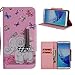 Produktbild Huawei Honor 7C Hülle, YYX Honor 7C Enjoy 8 Huawei Y7 2018 / Y7 Prime 2018 Lederhülle, Premium PU Leder Magnetisch Flip Schutzhülle Cartoon Buntes Druckmuster Brieftasche Schutz Hülle Weich TPU Silikon Innere Stoßfest Backcover mit Kartenfächer Standfunktion für Huawei Honor7C/Enjoy 8/Y7 Prime 2018/Y7 2018 (5.99") - Grauer Elefant