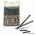 12 x BLACK EYELINER TWIST-UP PENS WATERPROOF WHOLESALE JOB LOT UK