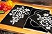 Produktbild Grill-, Wand- & Herdabdeckung + Spritzschutz-GlasGrill-Schneideplatten massiv, ca. 52 cm x 30 cm x 0,8 cm 1-tlg. Set schwarz, Herdabdeck-/Grill-Schneideplatte, Herdblende,Herdabdeckplatten für Elektroherd mit Ceran,Ceranfeld,Induktion Kochfeld