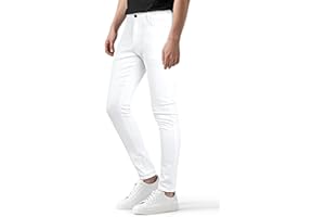 GINGTTO Jeans Uomo Pantaloni Skinny Elastico Pantalone Slim Fit Stretch Aderenti Denim Pants