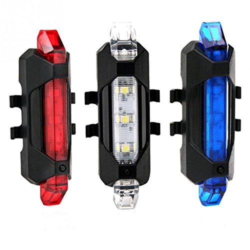 LED-Fahrradrückleuchte USB Aufladbare Fahrrad Hinten Nacht Sicherheitslicht Radfahren - 3