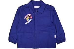 PRIMO DELLA CLASSE Grembiule a Casacca Scolastico, Blu, per Bambino e Ragazzo, Scuola Elementare