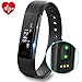 Produktbild Herzfrequenz Bluetooth Wireless Wristband Wasserdicht IP67 Sports Schrittzähler Kalorien Fitness Tracker Schlaf Monitor Call/SMS Sitzende Reminder Smart Armband Armbanduhr Band für Android iOS Handy