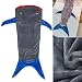 Produktbild LaDicha Kinder Warm Schlafsack Soft Dual Layer Flanell Hai Meerjungfrau Schwanz Decke Kids Sleep Sack