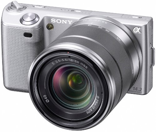 Sony NEX5KS Alpha Compact System Camera - 18-55mm F3.5-5.6 OSS Lens - Silver