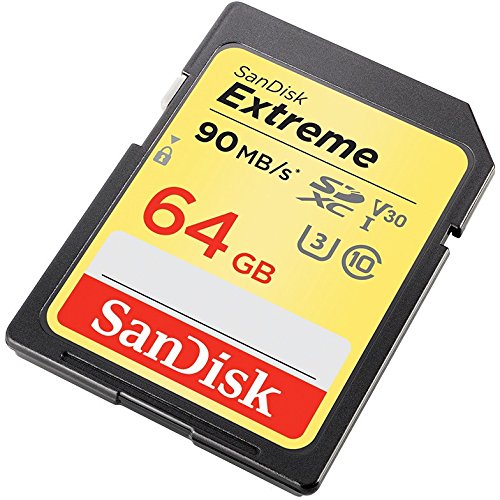 SanDisk Extreme PLUS 64 GB SDXC Speicherkarte bis zu 90 MB/Sek, Class 10, U3, V30 - 2
