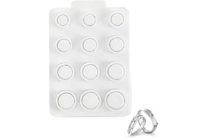 ZFRITP Ring Sizing Kit,Oura Ring 4 Probierset,Ringgrößenmesser,Messklassifizierung für Smart Rings,Smart Ring Größenfinder,Einzigartige Messklassifizierung,12 Ringmaße,Ringgröße für Finger,Größe vor dem Kauf