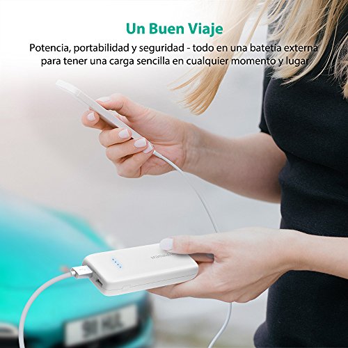Bateria Externa 12000mAh RAVPower Tama o de Bolsillo Dual Salida 2 4A 2A Entrada Carga R pida con Tecnolog a iSmart 2 0 para Smartphone Tablet - Blanco reviews Bateria Externa 12000mAh RAVPower Tama o de Bolsillo Dual Salida 2 4A 2A Entrada Carga R pida con Tecnolog a iSmart 2 0 para Smartphone Tablet - Blanco