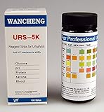 100 Urine Test Strips Ketone Glucose Blood Protein pH urine testing strips