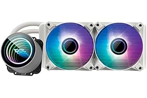 AIGO darkFlash DX240 V2.6 PC chłodzenie wodą ARGB 2X 120x120 (biały)