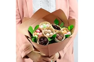 CHOCOLATS LOUIS - Chocolat a Offrir - Bouquet Chocolat Pâques - Panier Gourmand - 325 g - Chocolat Français et Artisanal - Coffret Cadeau Chocolat Paques