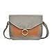 Produktbild Damen Patchwork Hit Kolorit Crossbody Messenger Taschen Frauen Leder Gürtel Umhängetasche (Braun)
