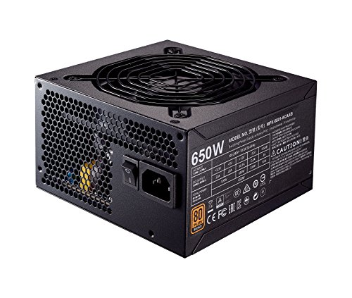 Cooler Master MPX-6501-ACAAB-EU - Fuente de alimentaci  n ATX  650W  Color Negro y Naranja