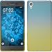 Produktbild PhoneNatic Case für Sony Xperia X Hülle Silikon Design:02 Ombrè + 2 Schutzfolien