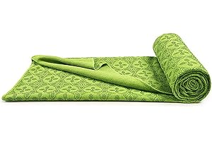 Morbuy Mikrofaser Hot Yoga Handtuch, Yoga Mat 183x63cm rutschfest Fitnesstuch Weich Atmungsaktiv Antirutsch Yogatuch Gilt für Fitness Ausbildung