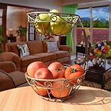 Der einfache und vielseitige Obstkorb ist definitiv eine Ergänzung zu allen Küchendekorationen.