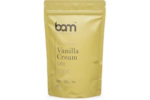 BAM Preparato per Dolci – Miscela Professionale in Polvere per Dolci Fatti in Casa – Facile e Veloce – 350 g, Crema alla vaniglia