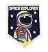Produktbild shopiyal astraunut/cosmonaut Echthaar spaceflight NASA Space Explorer, Motiv: Skywalker, bestickt, zum Aufbügeln, für Kleidung, Jacken, T-Shirts, Taschen,