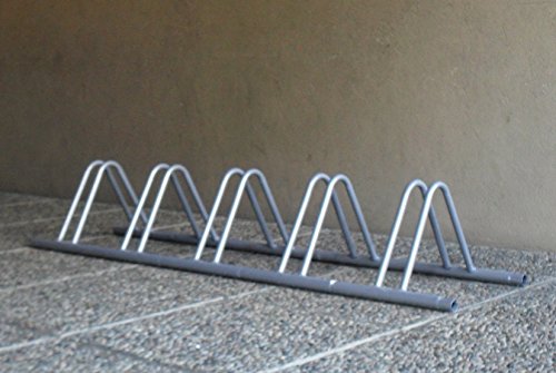 Ideare DY125892 zusammensteckbarer Fahrradständer, universell einsetzbar, silberfarben - 3